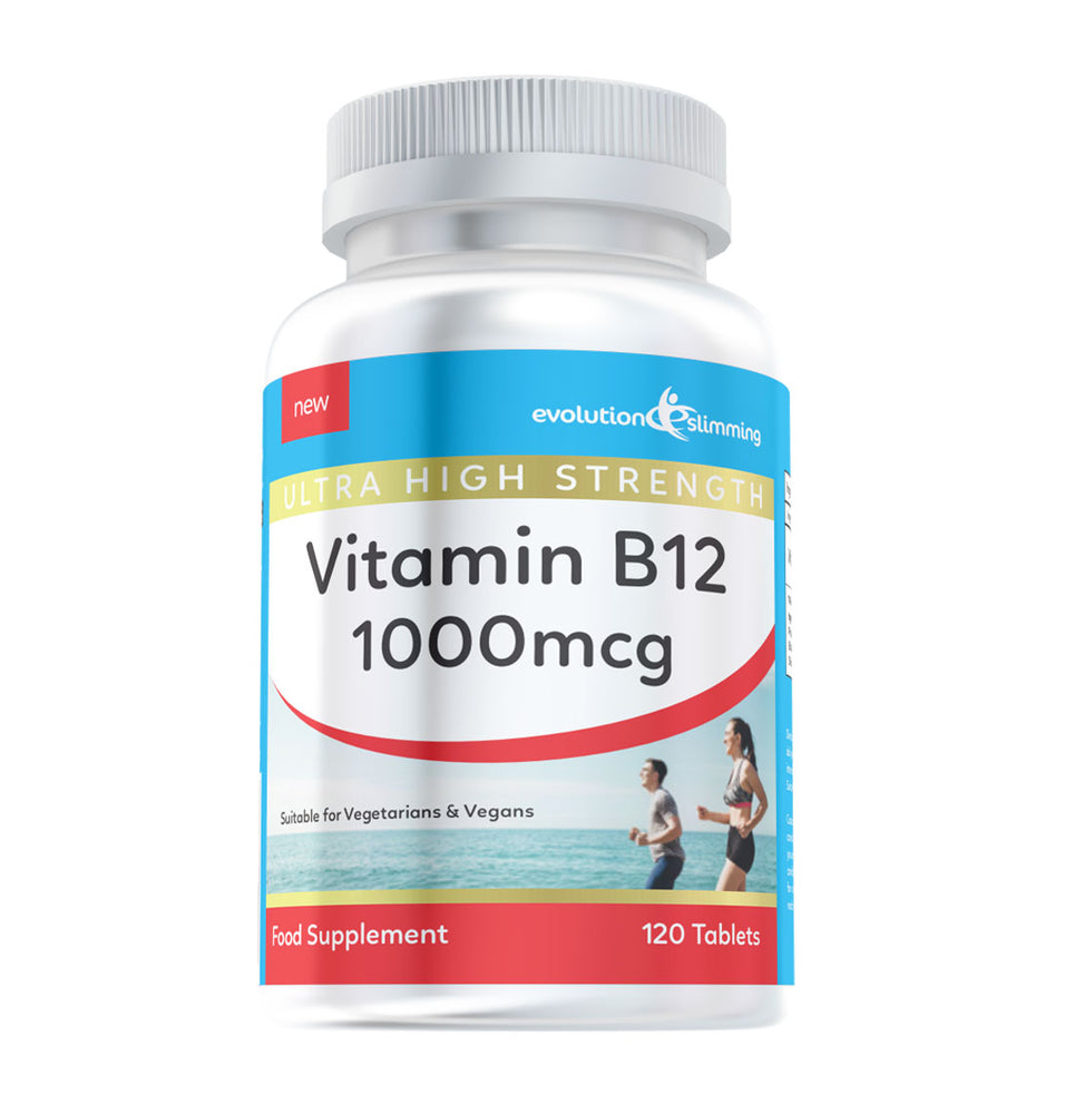 Vitamin B12 Methylcobalamin 1000mcg - 120 Tablets - Reduces Tiredness & Fatigue