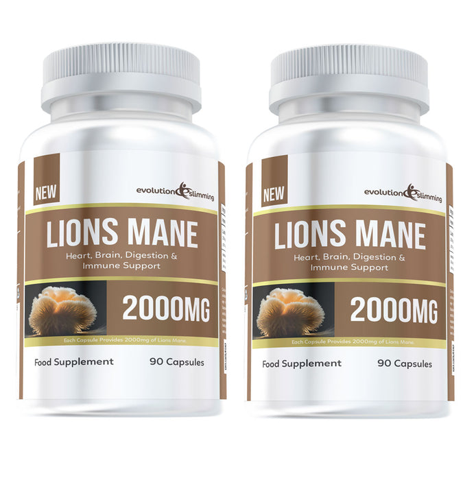 Lions Mane 2000mg (50% polyphenols)