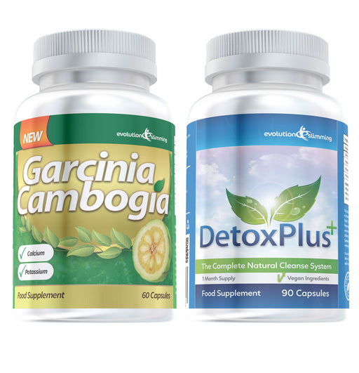 Garcinia Cambogia Cleanse Combo 1000mg 60% HCA with Potassium and Calcium
