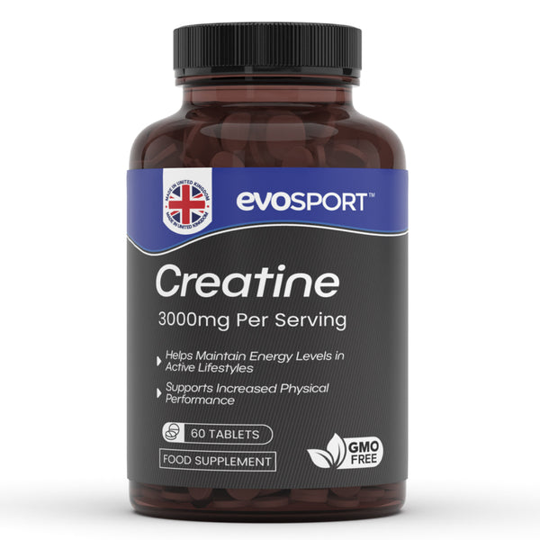 Creatine Monohydrate 3000mg Tablets EvoSport
