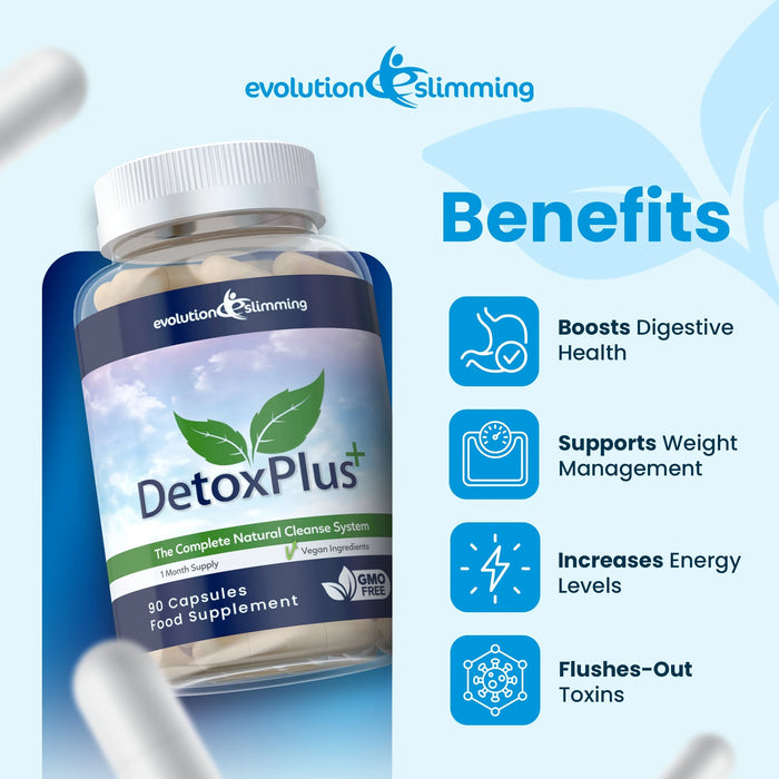 Detox Plus Complete Cleansing System: Natural Bloating Relief Evolution Slimming