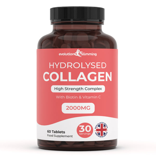 Hydrolysed Collagen High Strength 2,000mg for Hair, Skin & Nails + Vitamin C & Biotin