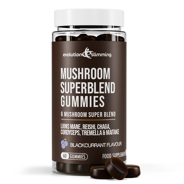 Mushroom Super Blend Gummies with Lion's Mane, Chaga, Cordyceps, Tremella, Maitake & Reishi Mushroom