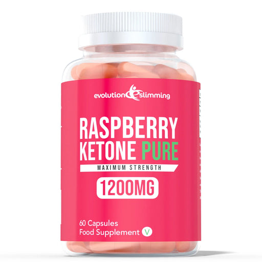 Raspberry Ketone Pure Max Strength 1200mg - Evolution Slimming