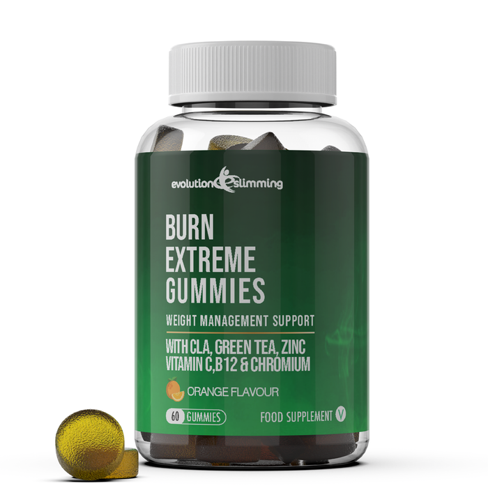 Burn Extreme Gummies with CLA,Green Tea, Chromium Vegan Friendly