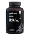 Shilajit 1400mg capsules supplement packaging
