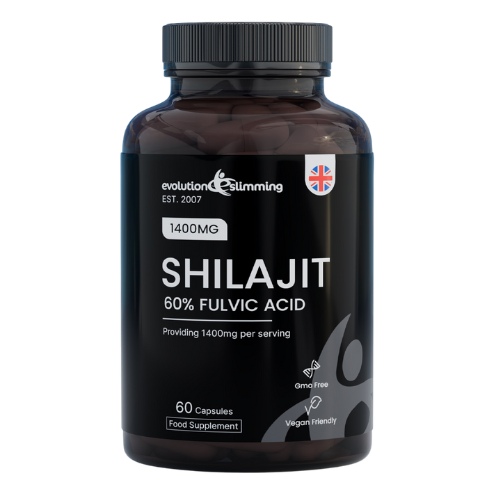 Shilajit Capsules 1400mg Shilajit with 60% Fulvic Acid High Strength Capsules
