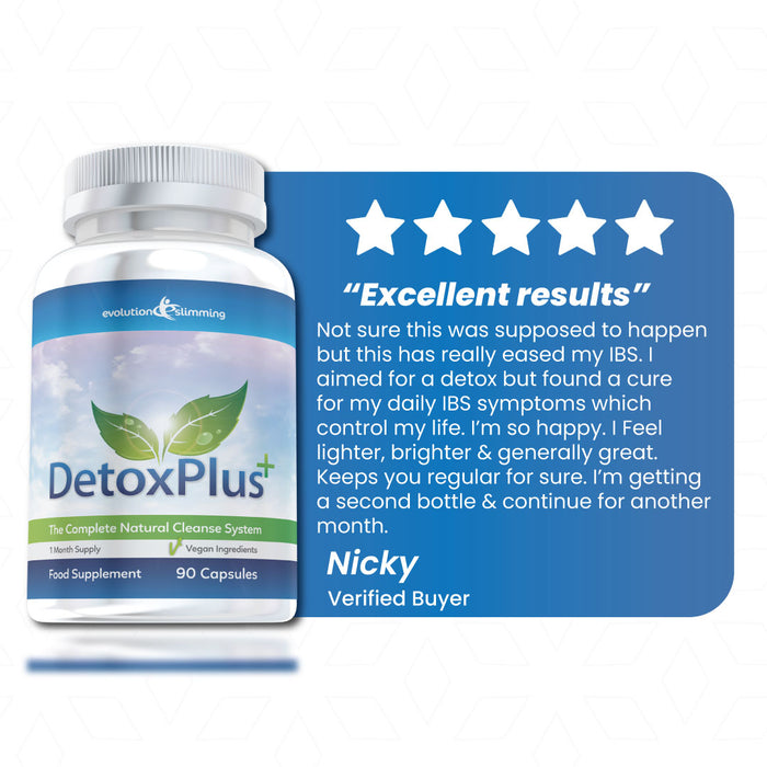 Detox Plus Complete Cleansing System: Natural Bloating Relief and Digestive Support