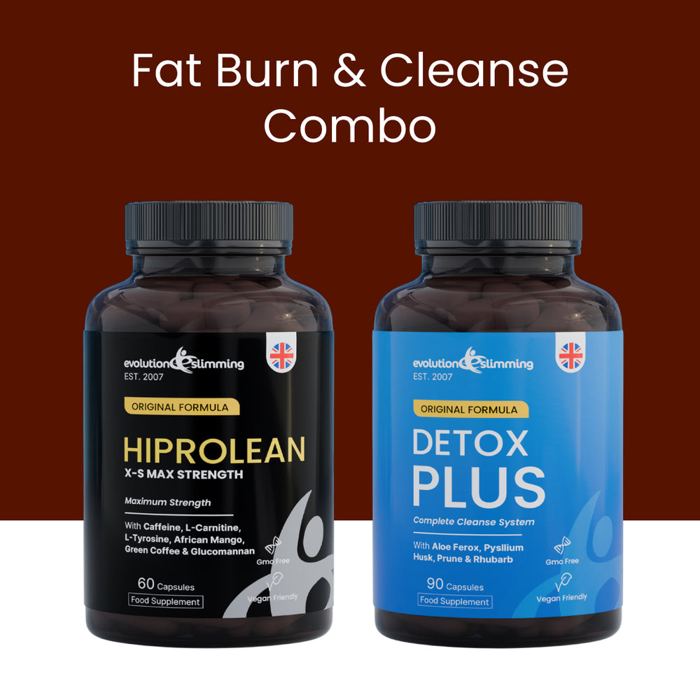 Pack combiné Hiprolean XS brûleur de graisse et détox haute puissance