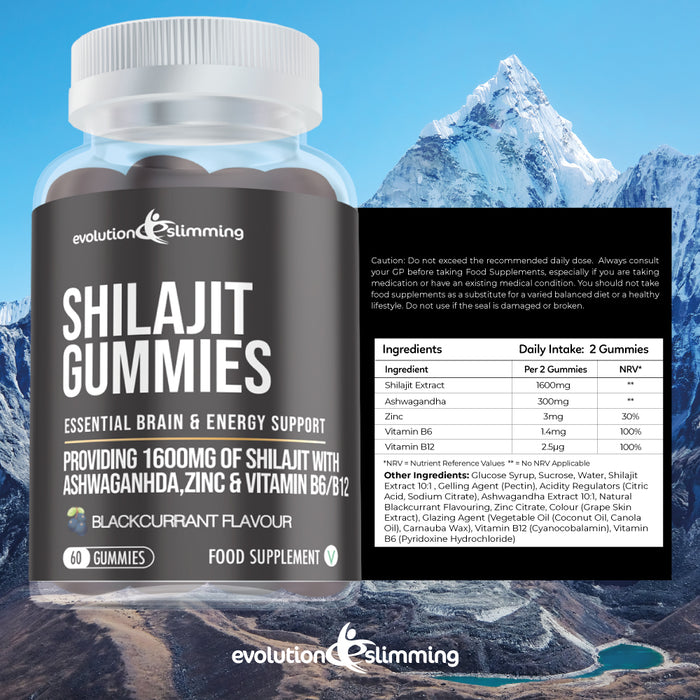 Shilajit Gummies with Ashwagandha