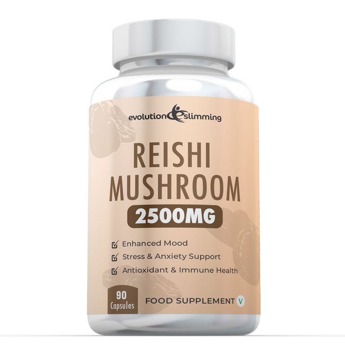 Reishi Mushroom 2500mg - Immune & Stress Support Supplement