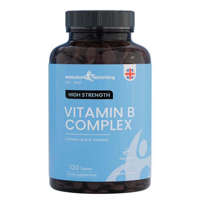 Vitamin B Complex Tablets, 100% RDA, Suitable for Vegetarians & Vegans