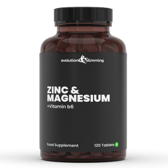 Comprimés de zinc avec magnésium et vitamine B6, adaptés aux végétaliens et végétariens